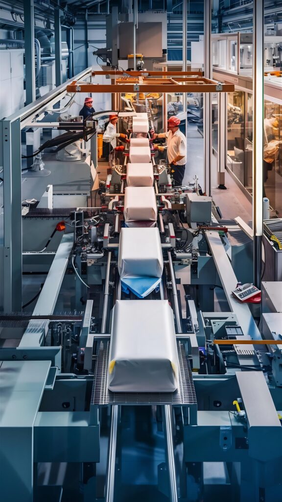 automated packaging line efficiency production